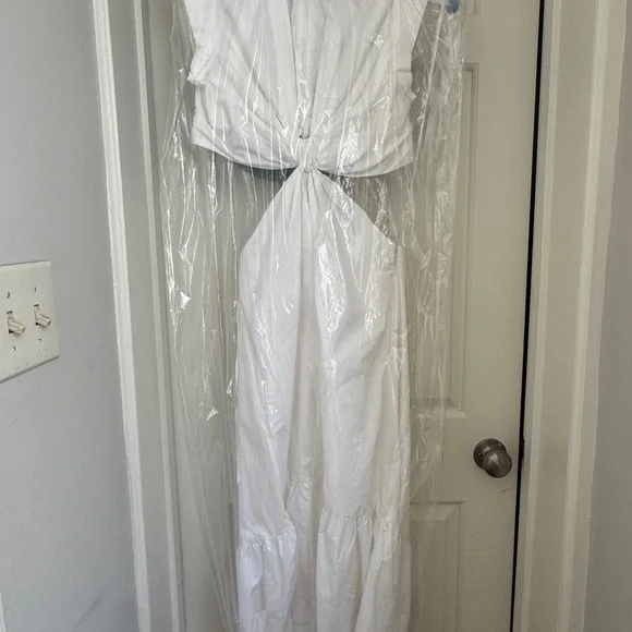 A. L. C. Alexandria dress in white size 4. Worn once and dry cleaned! - Picture 2 of 8